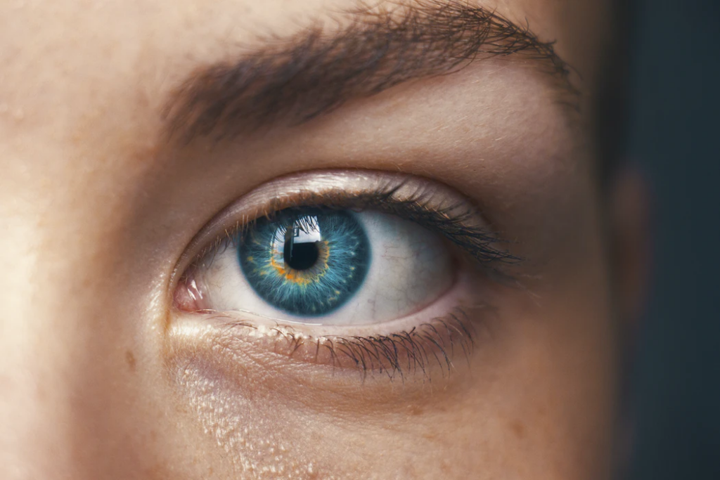 Beautiful Blue eye of a girl