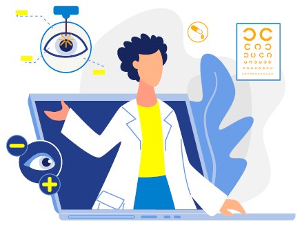 eye care illustration image